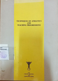 Image of Techniques of Athletics And Teaching Progressions