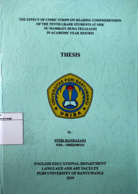 Image of THE EFEC OF COMIC STRIPS ON READING COMPREHENSION OF THE TENTH GRADE STUDENTS AT SMK NU MAMBAUL HUDA TEGALSARI IN ACADEMIC YEAR 2019/2020