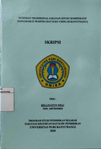 Image of KESENIA TRADISIONAL JARANAN (STUDY KOMPERATIF MASYARAKAT MADURA DAN SUKU USING DI BANYUWANGI)