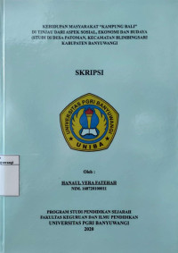 Image of KEHIDUPAN MASYARAKAT 