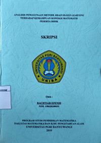 Image of ANALISIS PENGGUNAAN METODE BRAIN BASED LEARNING TERHADAP KEMAMPUAN KONEKSI MATEMATIS PESERTA DIDIK