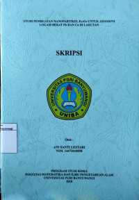Image of STUDI PEMBUATAN NANOPARTIKEL Fe3O4 UNTUK ADOPSI LOGAM BERAT Pb DAN Cu DI LARUTAN