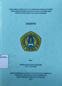 Image of PENGARUH LATIHAN PULL UP TERHADAP PUKULAN LURUS PADA EKSTRAKURIKULER PENCAK SILAT DI SMK PGRI BANYUPUTIH TAHUN PELAJARAN 2018/2019
