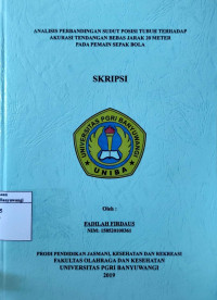Image of ANALISIS PERBANDINGAN SUDUT POSISI TUBUH TERHADAP AKURASI TENDANGAN BEBAS JARAK 20 METER PADA PEMAIN SEPAK BOLA