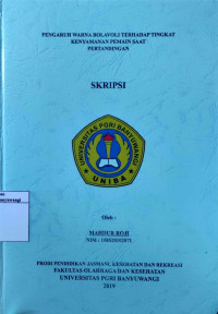 Image of PENGARUH WARNA BOLAVOLI TERHADAP TINGKAT KENYAMANAN PEMAIN SAAT PERTANDINGAN
