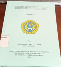Image of PENGARUH LATIHAN KARET BAN DAN PENEMPATAN BOLA PADA
TONG TERHADAP SERVIS BAWAH BOLA VOLI PADA SISWI
EKSTRAKULIKULER DI MTS BAITUL ARQOM 2019/2020