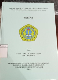 Image of ANALISIS PERBEDAAN KEPRIBADIAN DAN STABILITAS EMOSI ATLET SEPAK BOLA PADA SUKU JAWA DAN SUKU OSING
