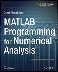 Image of Matlab Programming for Numerical Analysis