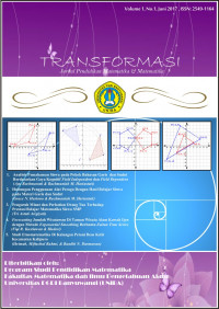TRANSFORMASI (Journal Of Mathematics Education & Mathematics) II
